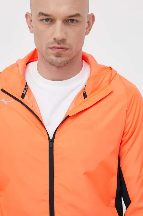 Куртка для бега Mizuno Alpha цвет оранжевый
