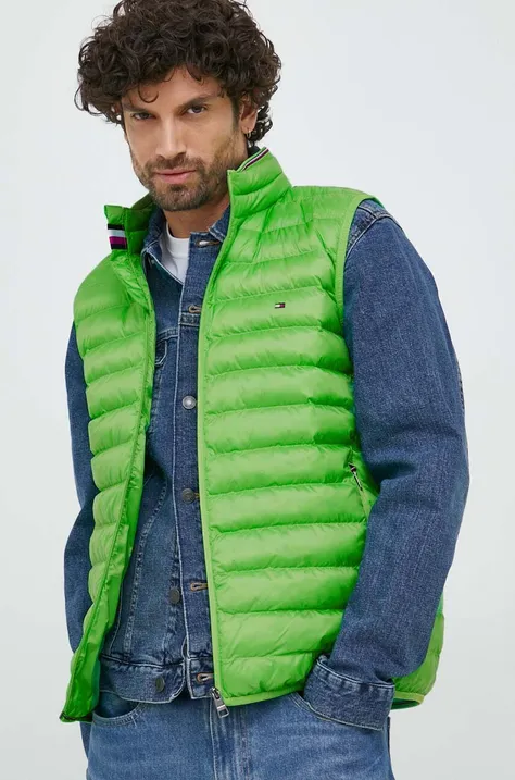 Αμάνικο μπουφάν Tommy Hilfiger χρώμα: πράσινο