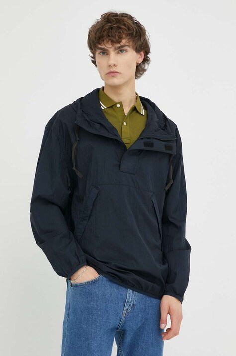 G-Star geacă bărbați, culoarea bleumarin, de tranzitie, oversize