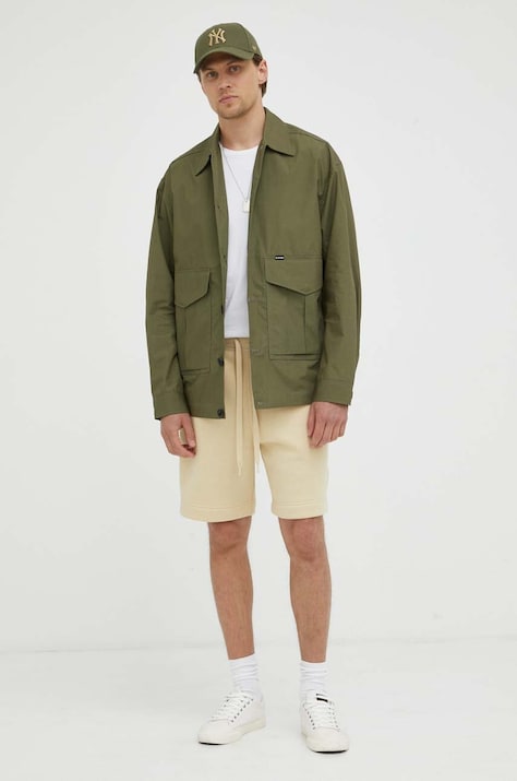 Куртка G-Star мужская цвет зелёный переходная oversize