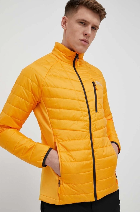 Αθλητικό μπουφάν Jack Wolfskin Routeburn Pro Ins χρώμα: κίτρινο