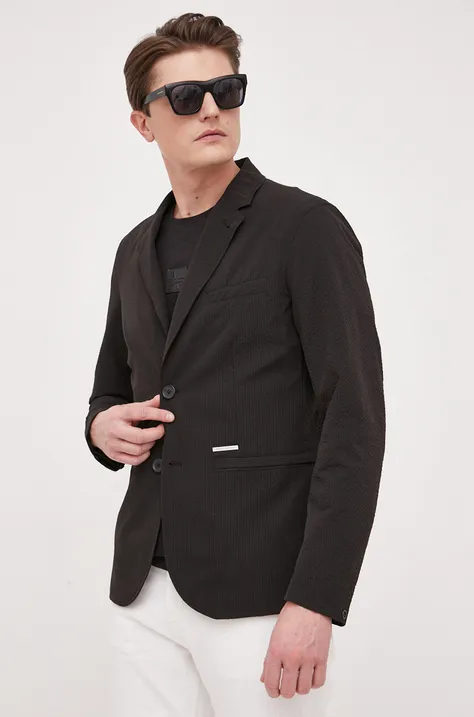 Suknjič Armani Exchange moška, črna barva