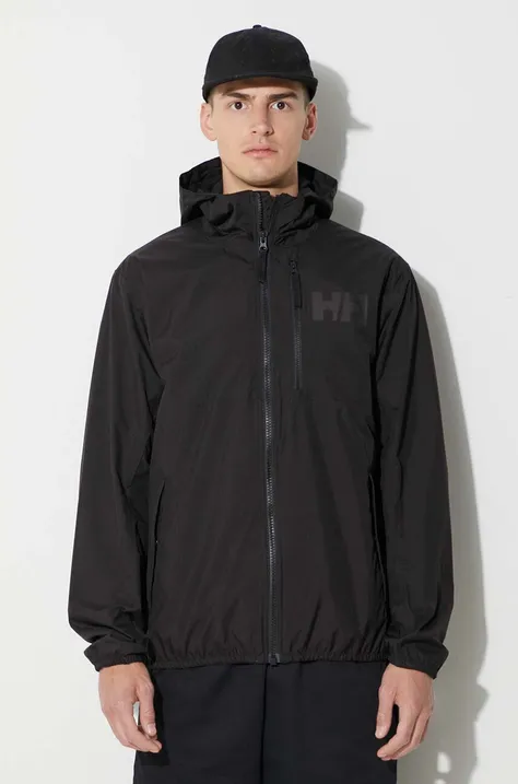 Helly Hansen outdoor jacket Belfast black color