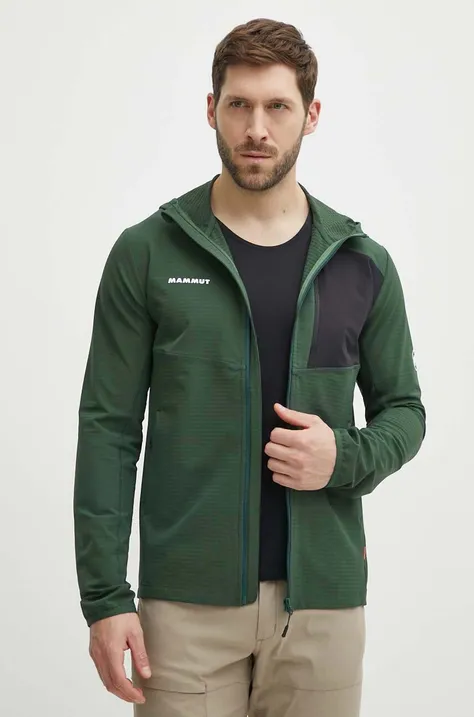 Športni pulover Mammut Madris Light ML zelena barva