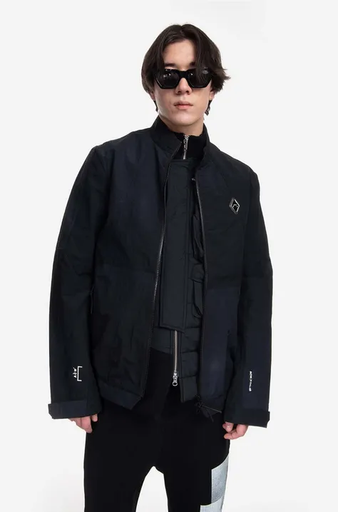 A-COLD-WALL* jacket Irregular Dye Overshirt men's black color