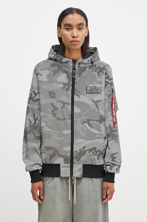 Alpha Industries jacket gray color