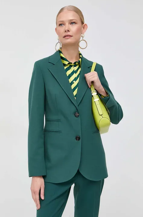 Sako MAX&Co. zelená farba, jednoradové, vzorované