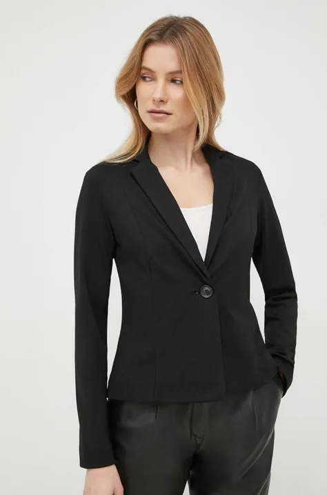 Пиджак Sisley цвет чёрный однобортный однотонная