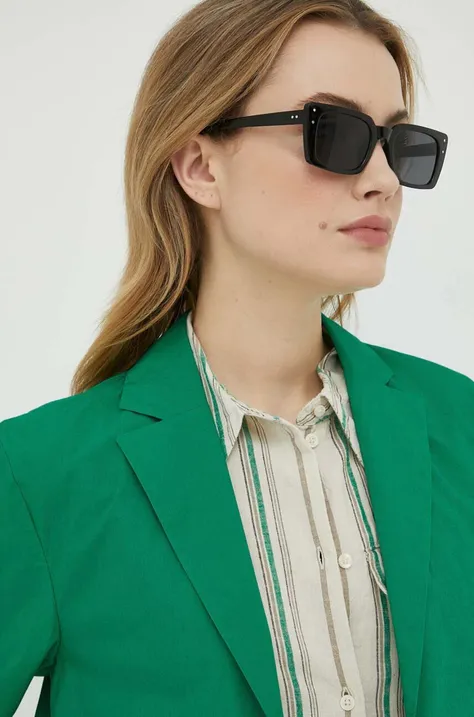 Βαμβακερό blazer Marc O'Polo χρώμα: πράσινο