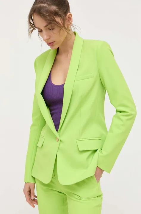 Піджак Morgan колір зелений однобортний однотонна