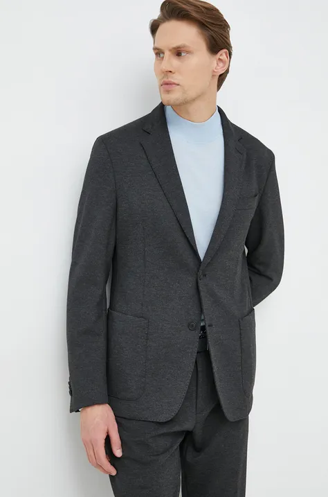 Пиджак BOSS мужская цвет серый
