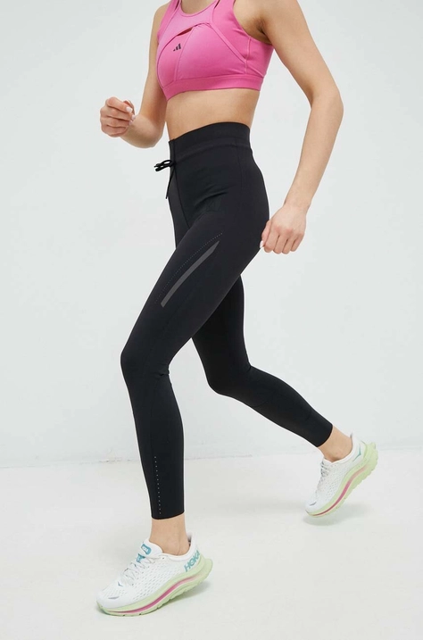 adidas Performance legging futáshoz fekete, sima