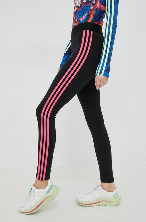 adidas legging fekete, női, nyomott mintás, IA7192