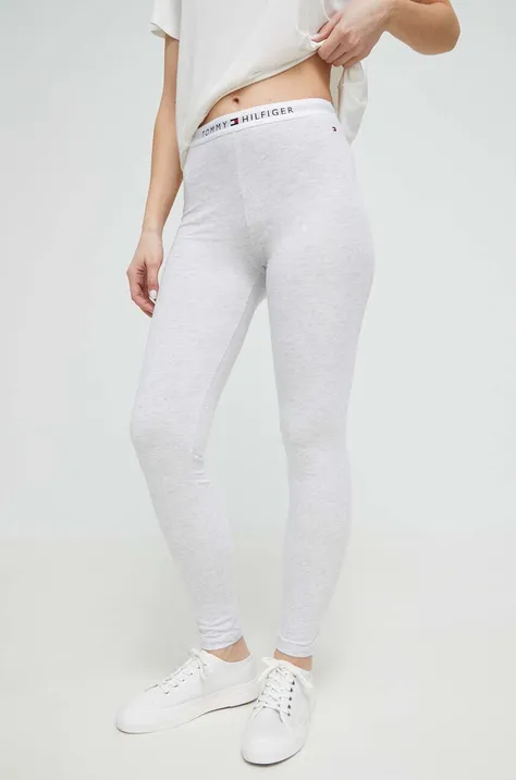 Tommy Hilfiger legging szürke, női, melange