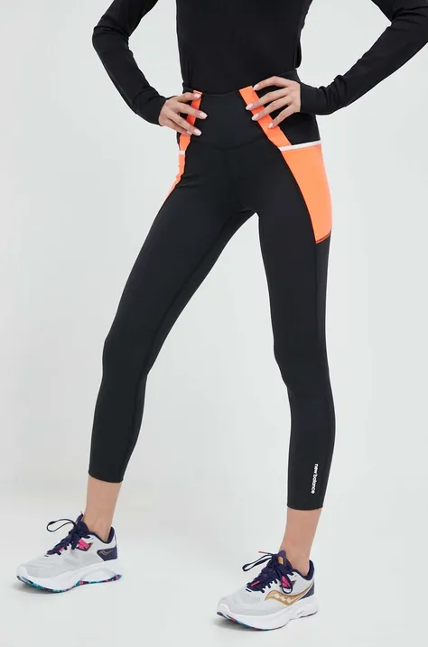 New Balance legginsy treningowe Shape Shield kolor czarny wzorzyste