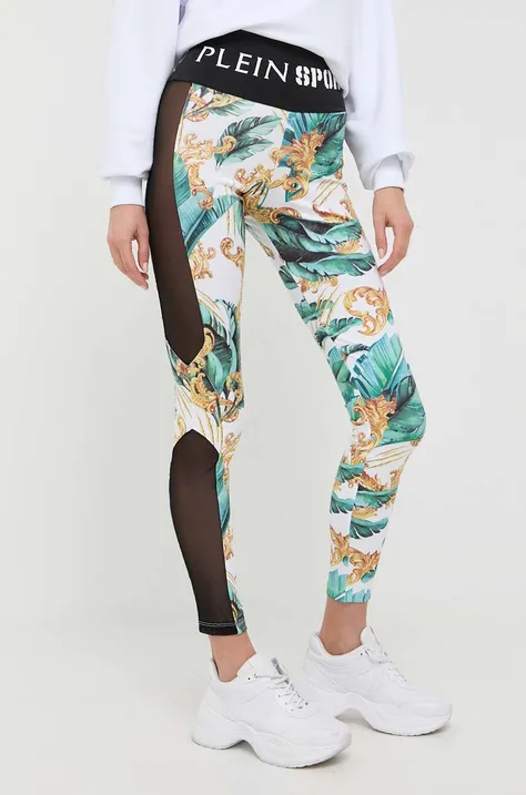 PLEIN SPORT legginsy damskie wzorzyste