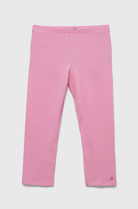 United Colors of Benetton legging rózsaszín, sima