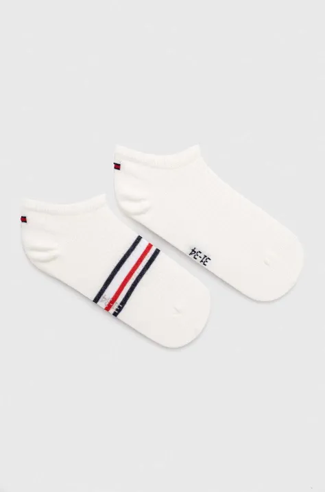 Дитячі шкарпетки Tommy Hilfiger 2-pack колір бежевий