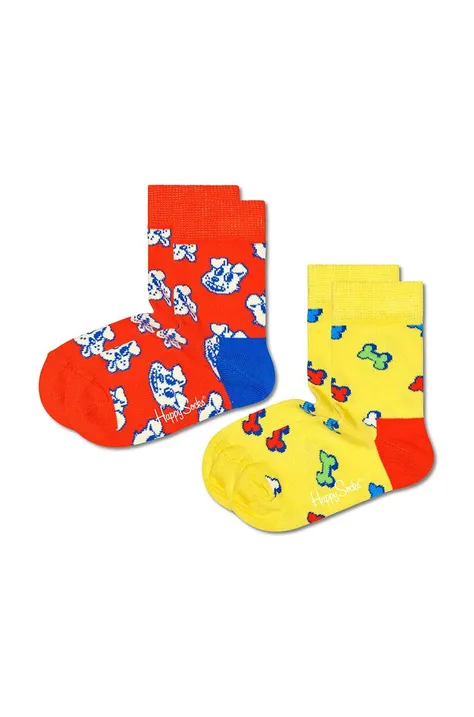 Дитячі шкарпетки Happy Socks Kids Dog & Bone 2-pack