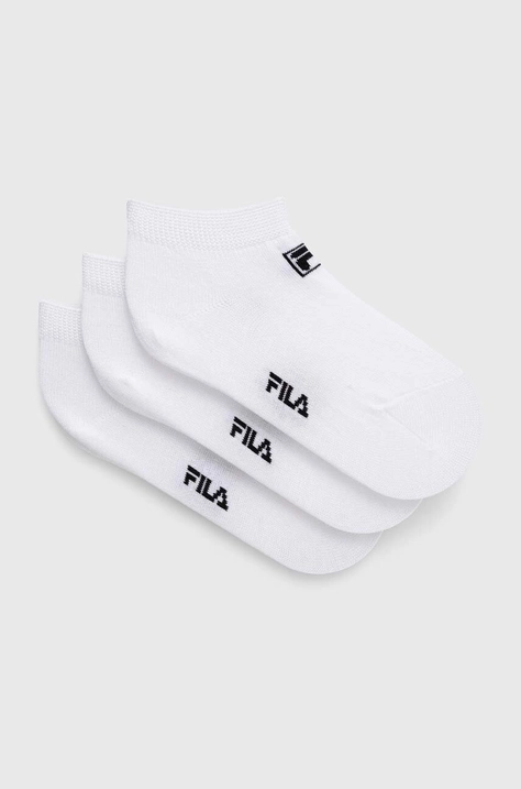 Παιδικές κάλτσες Fila 3-pack χρώμα: άσπρο