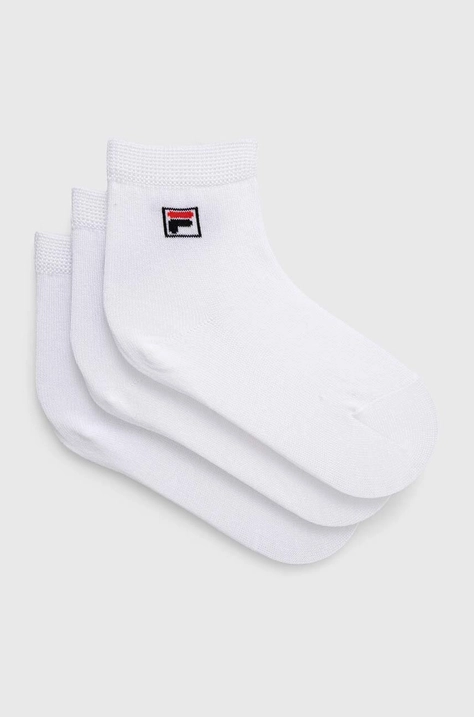 Fila skarpetki dziecięce 3-pack kolor biały