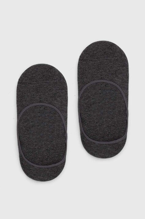 HUGO șosete 2-pack bărbați, culoarea gri 50491244