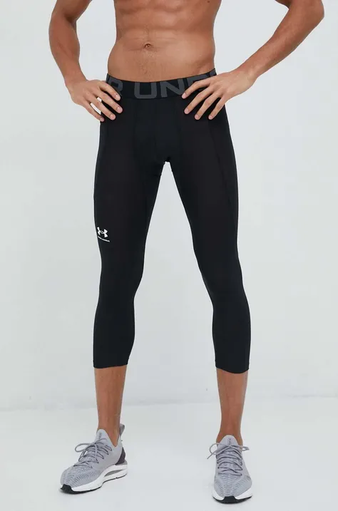 Under Armour legginsy treningowe kolor czarny gładkie 1361588