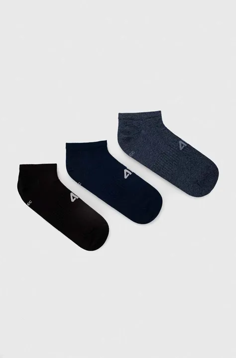 Κάλτσες 4F 3-pack χρώμα: ναυτικό μπλε