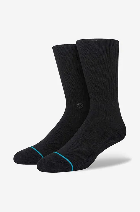 Ponožky Stance Shelter A556A23SHE-BLK, pánske, čierna farba