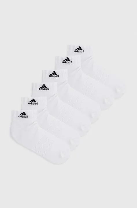 adidas Performance skarpetki 6-pack kolor biały