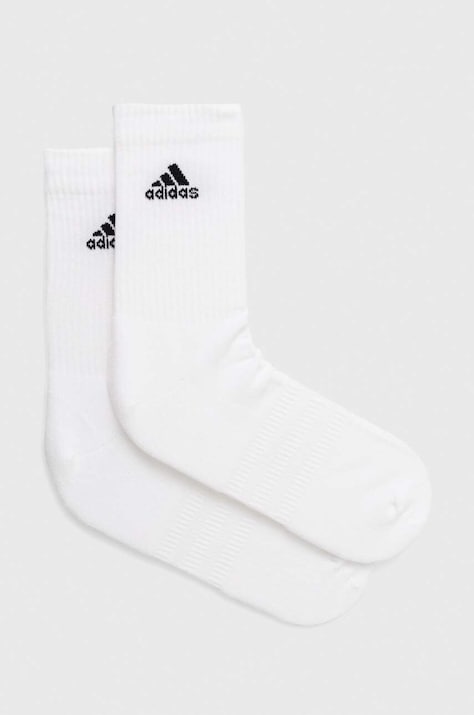 Ponožky adidas C SPW CRW 6P 6-pack bílá barva, HT3453