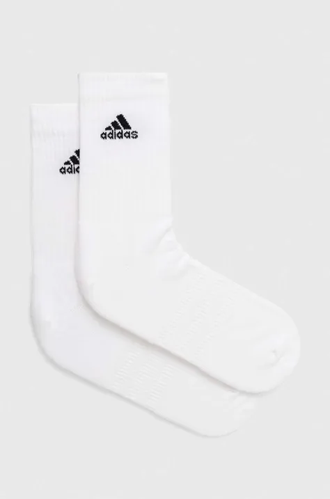 Κάλτσες adidas 6-pack χρώμα: άσπρο
