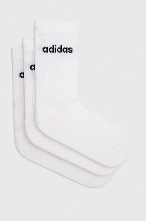 adidas skarpetki 3-pack kolor biały