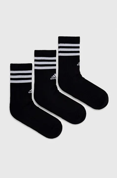 Κάλτσες adidas Performance 3-pack 3-pack χρώμα: μαύρο IC0434 IC1321