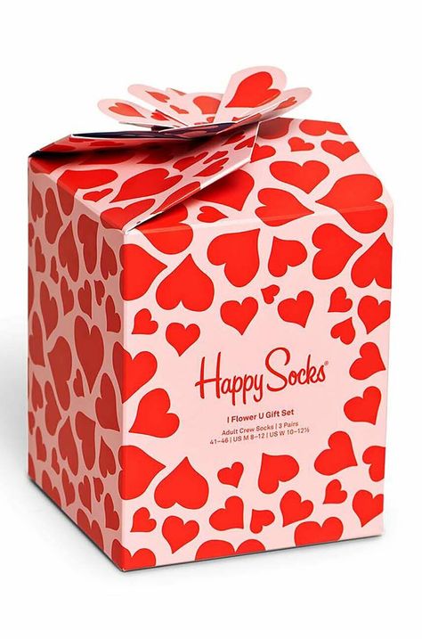 Κάλτσες Happy Socks Flower Us 3-pack