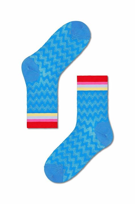 Ponožky Happy Socks Blue Fatima Ankle