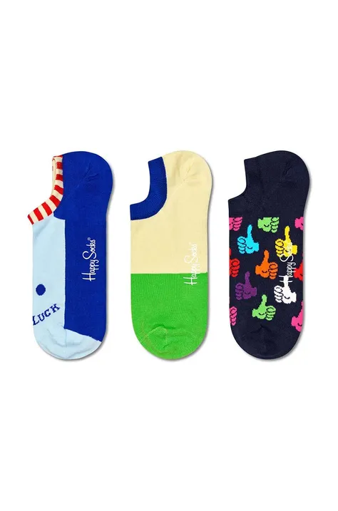 Чорапи Happy Socks Lucky No Show Sock (3 чифта)