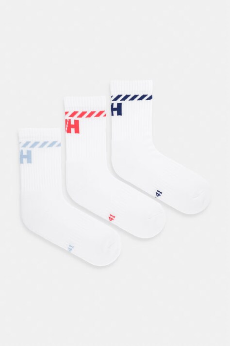 Helly Hansen κάλτσες 3-pack λευκές 67479