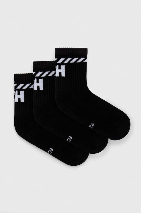 Κάλτσες Helly Hansen 3-pack 3-pack χρώμα: μαύρο IC0434 67479