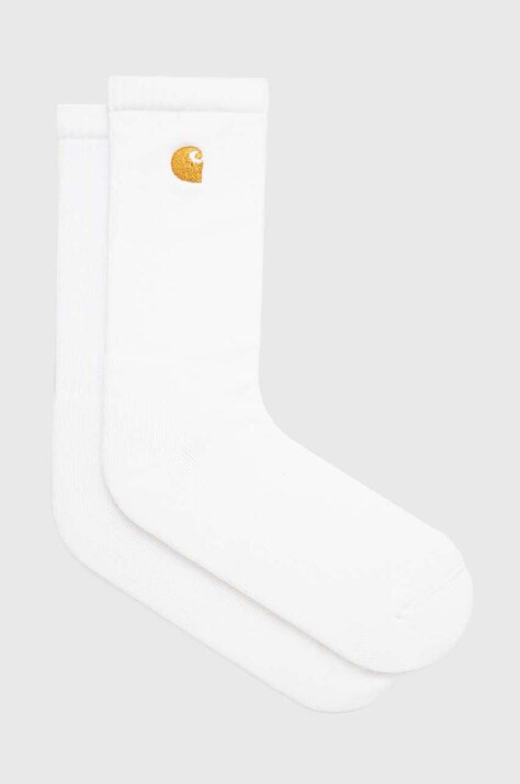 Carhartt WIP calzini Chase Socks colore bianco