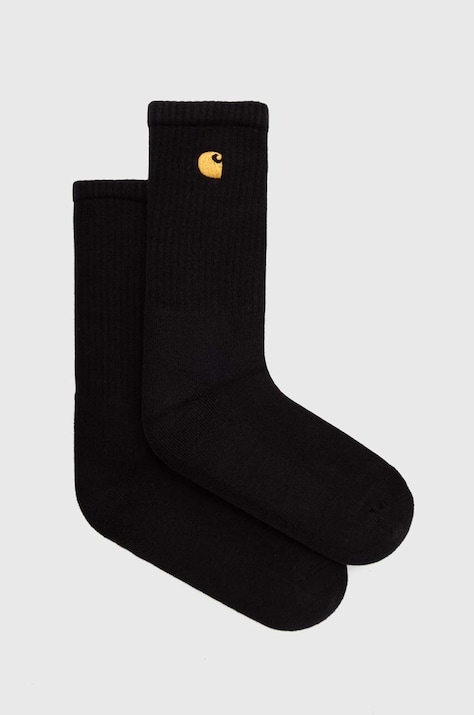 Шкарпетки Carhartt WIP Chase Socks колір чорний I029421-MISTY.THIS