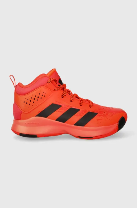 Παιδικά αθλητικά παπούτσια adidas Originals Cross Em Up 5 K Wid χρώμα: κόκκινο