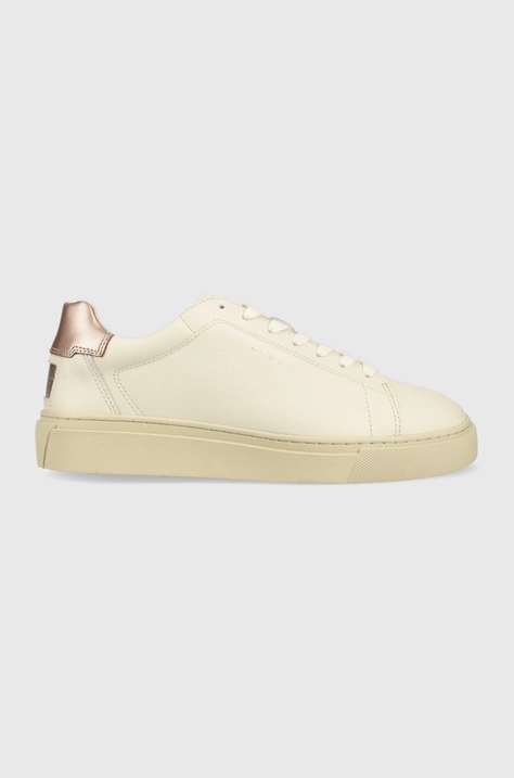 Gant sneakers din piele Julice culoarea bej