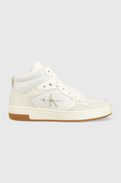 Superge Calvin Klein Jeans YW0YW00877 BASKET CUPSOLE MID LTH MONO