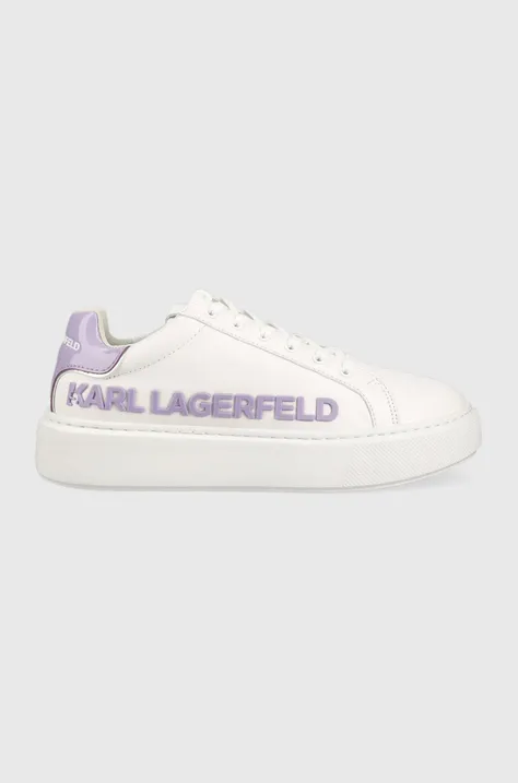 Karl Lagerfeld sneakersy skórzane KL62210 MAXI KUP