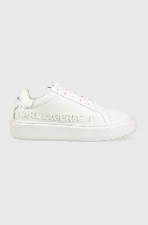 Кожаные кроссовки Karl Lagerfeld KL62210 MAXI KUP