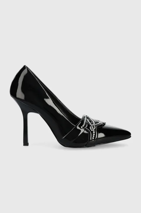 Шкіряні черевики Karl Lagerfeld Kl30919d Sarabande колір чорний