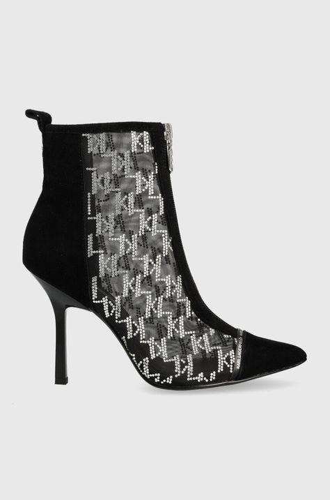 Обувки с висок ток Karl Lagerfeld KL30951D SARABANDE