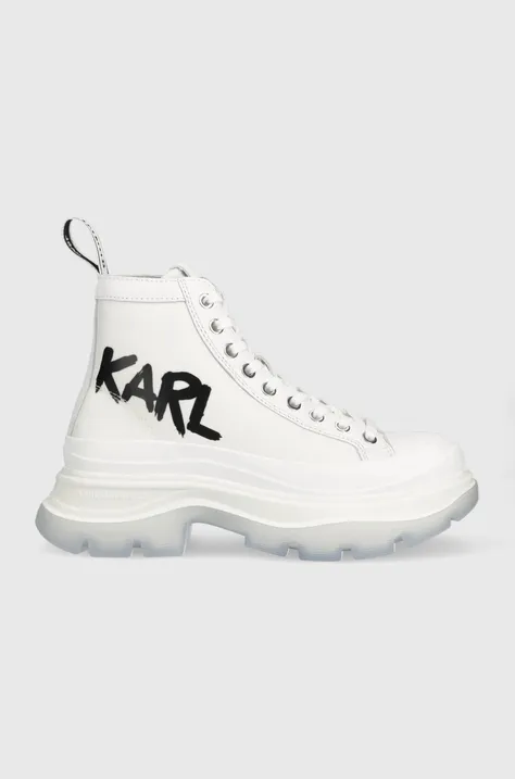 Karl Lagerfeld trampki KL42949 LUNA kolor biały