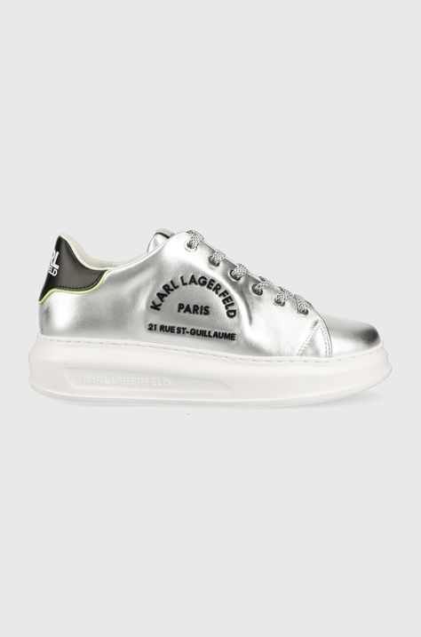 Karl Lagerfeld sneakersy skórzane KL62539D Kapri